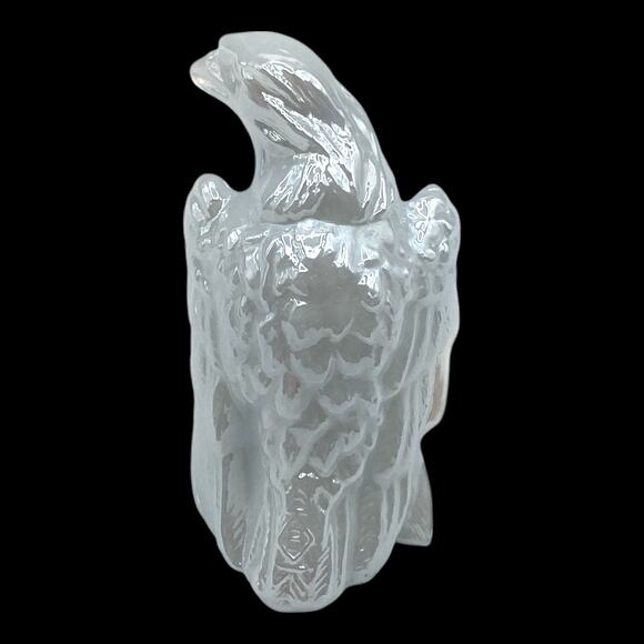 Boyds Glass Bernie the Eagle Figurine 1992 Columbus White Carnival - B465 - Picture 2 of 13